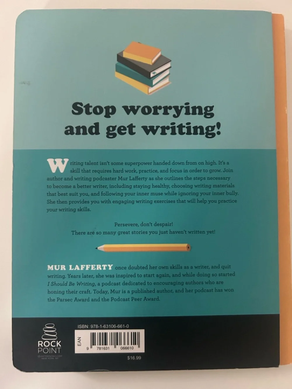 I Should Be Writing Mur Lafferty Book Writer’s Workshop Writing Guide